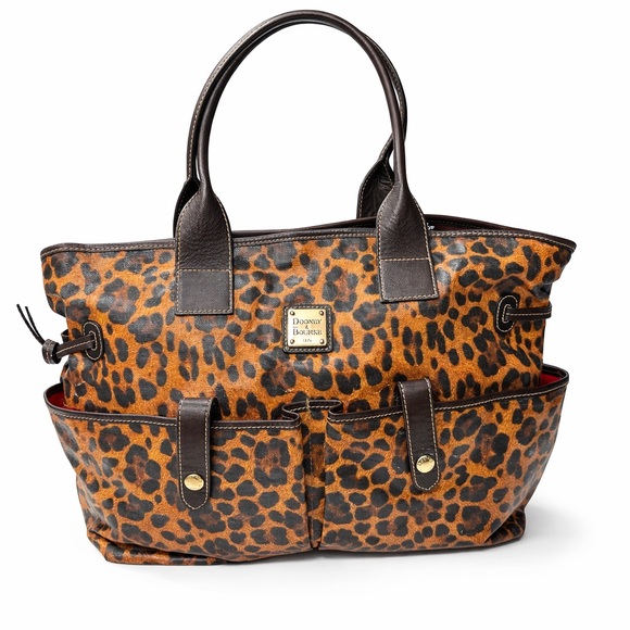 Dooney & Bourke Handbags - Dooney & Bourke Brown Leopard Tote
